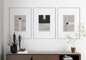 Diseño lineal abstracto minimalista