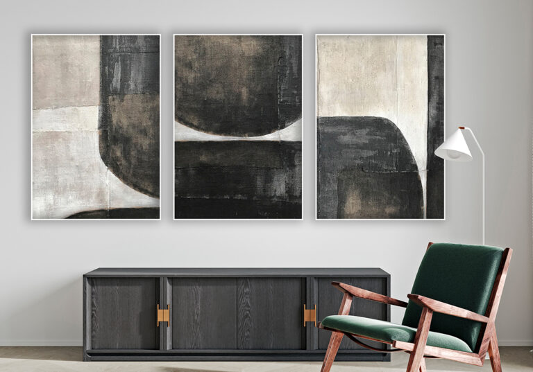 Arte monocromo con textura abstracta