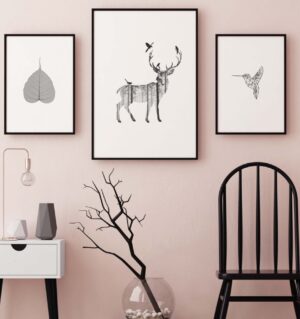 Arte moderno minimalista inspirado en la naturaleza