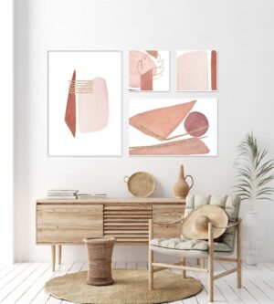 Láminas abstractas elegantes y minimalistas