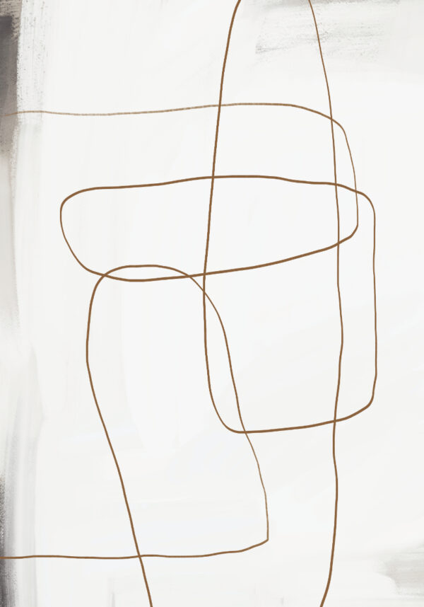 Arte abstracto minimalista y moderno en línea