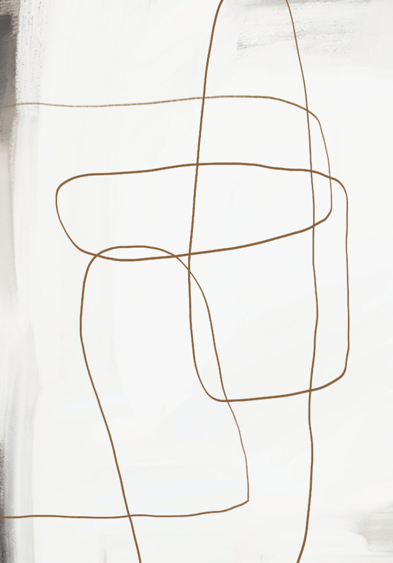 Arte abstracto minimalista y moderno en línea