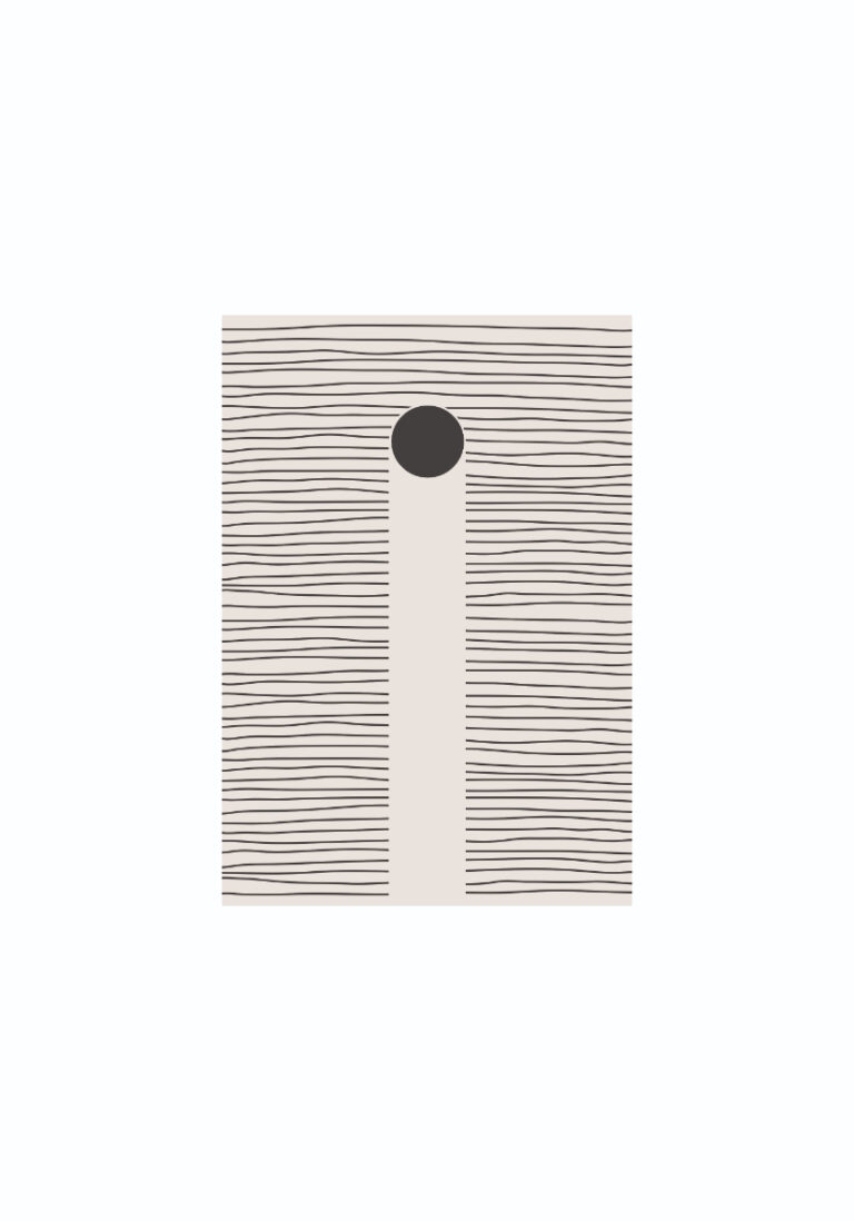 Diseño lineal abstracto minimalista