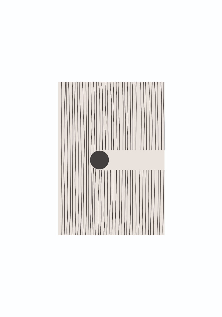 Obra minimalista con líneas