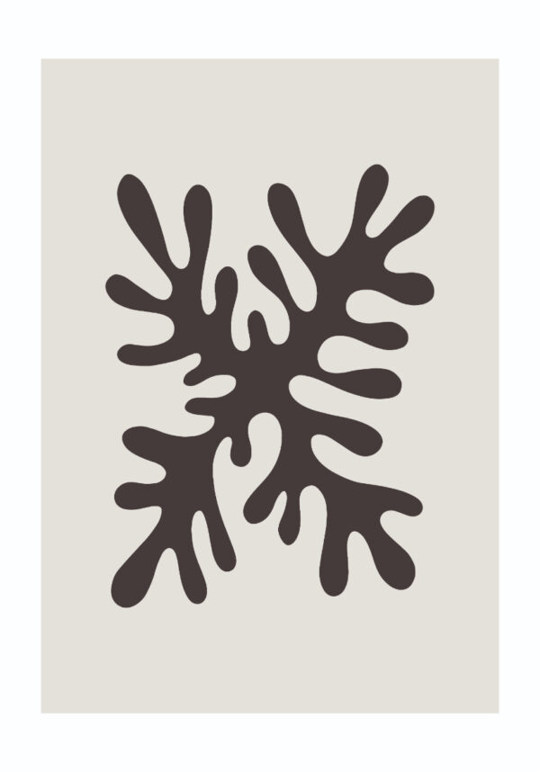 Obra minimalista inspirada en coral