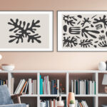 Ilustración de formas naturales abstractas
