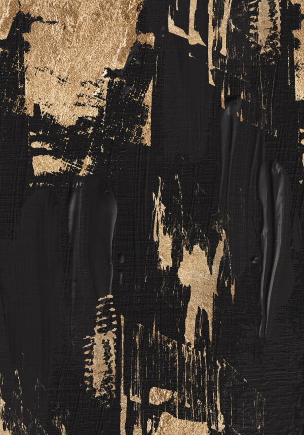 Textura abstracta en negro y dorado