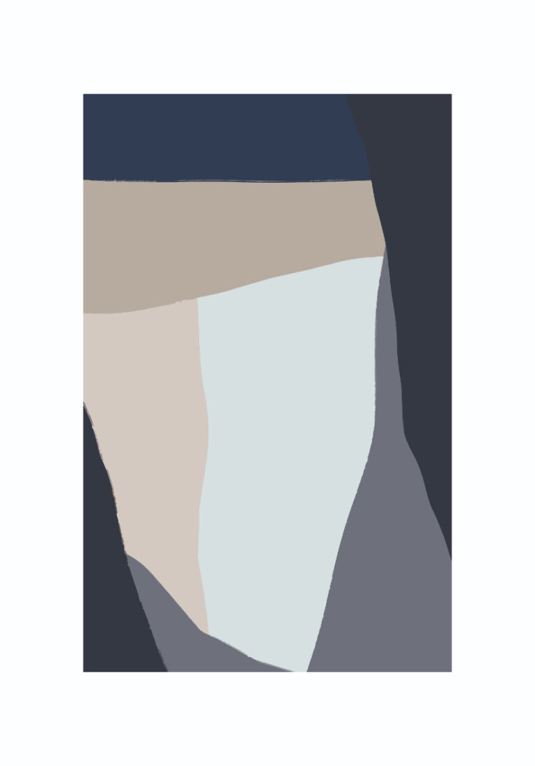 Diseño abstracto minimalista en colores neutros
