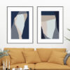 Diseño abstracto minimalista en colores neutros