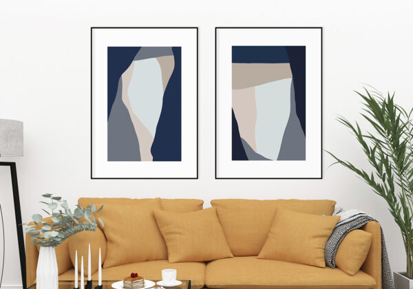 Diseño abstracto minimalista en colores neutros