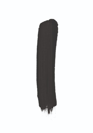 Diseño minimalista con pincelada de pintura negra