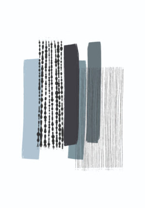 Obra moderna abstracta con matices neutros
