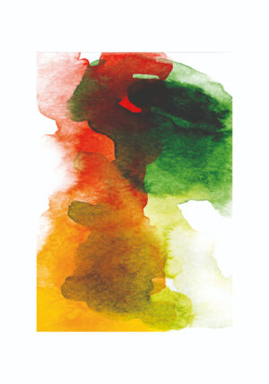 Acuarela abstracta vibrante