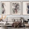 Fluido abstracto en tonos neutros