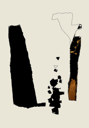 Composición minimalista en contraste