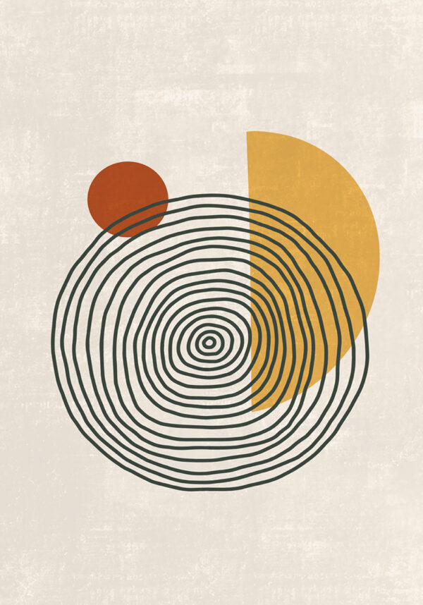 Arte geométrico minimalista abstracto