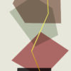 Obra geométrica minimalista y abstracta