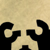 Diseño abstracto sobre fondo texturizado