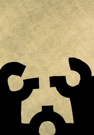 Diseño abstracto sobre fondo texturizado