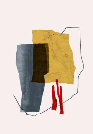Composición abstracta de figuras geométricas