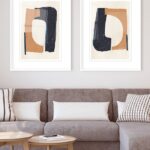 Obra con texturas y tonos neutros