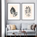 Ilustración botánica en tinta inspirada en la naturaleza