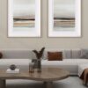 Diseño minimalista abstracto en tonos neutros