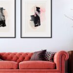 Creación contemporánea con colores suaves