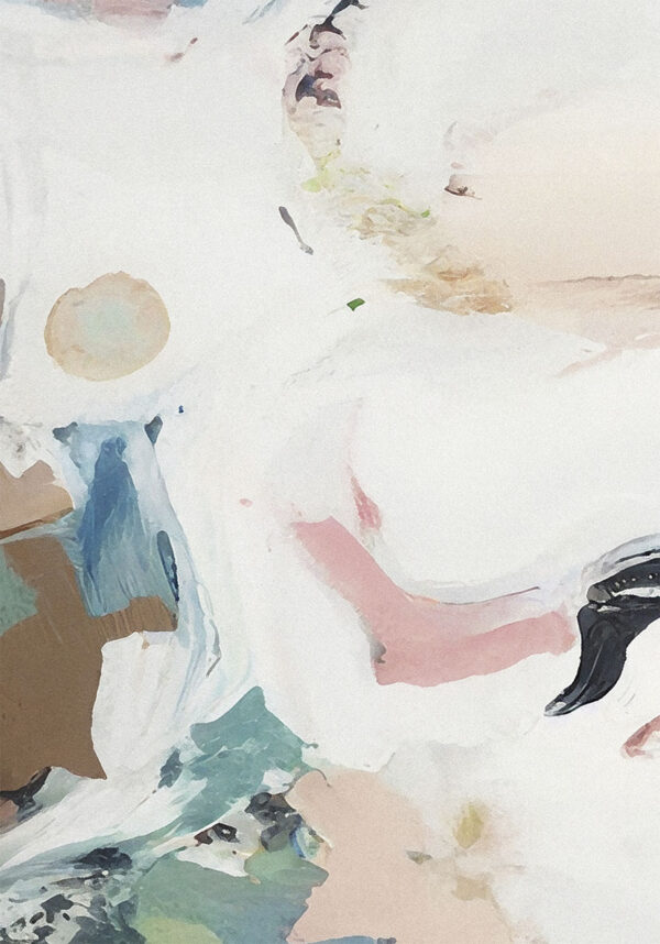 Lienzo abstracto en tonos suaves