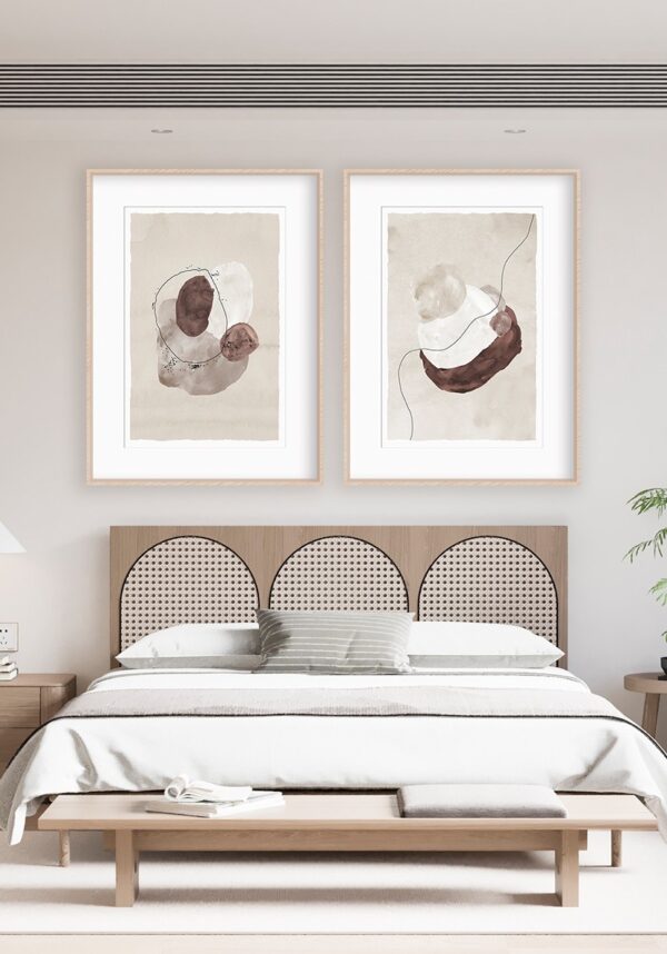 Galería de arte moderna en salones