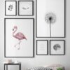 Disposición de arte de pared minimalista y natural