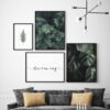 Conjunto de láminas modernas inspiradas en la naturaleza