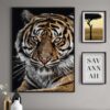 Arte de tigre en decoración moderna