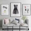 Láminas modernas para decoración de paredes en salones