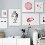 Arte moderno con temática de belleza