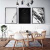 Decoración artística moderna para comedores
