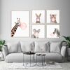 Retratos de animales en estilo artístico