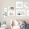 Galería de arte en salón sereno