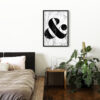 Ampersand de Mármol: Diseño Elegante para Decoración