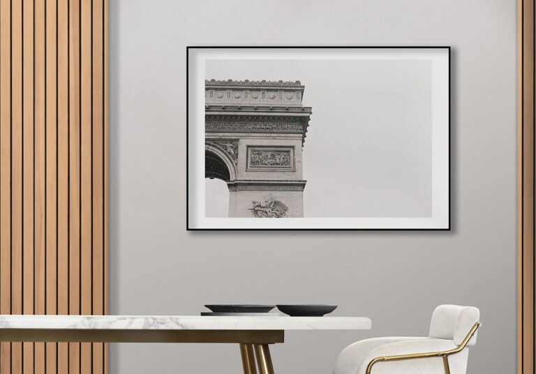 Arco elegante de un monumento histórico