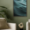 Capas abstractas en azul y verde
