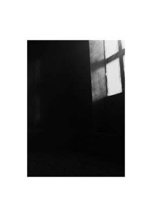 Arte abstracto minimalista en blanco y negro