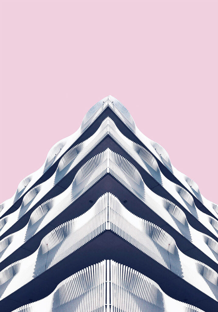 Fotografía de arquitectura geométrica abstracta