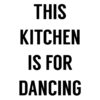 Decoración tipográfica minimalista para la cocina