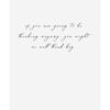 Lámina de pared con texto inspirador en script