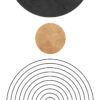 Ilustración de arcos y círculos abstractos