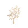 Diseño botánico en acuarela beige minimalista