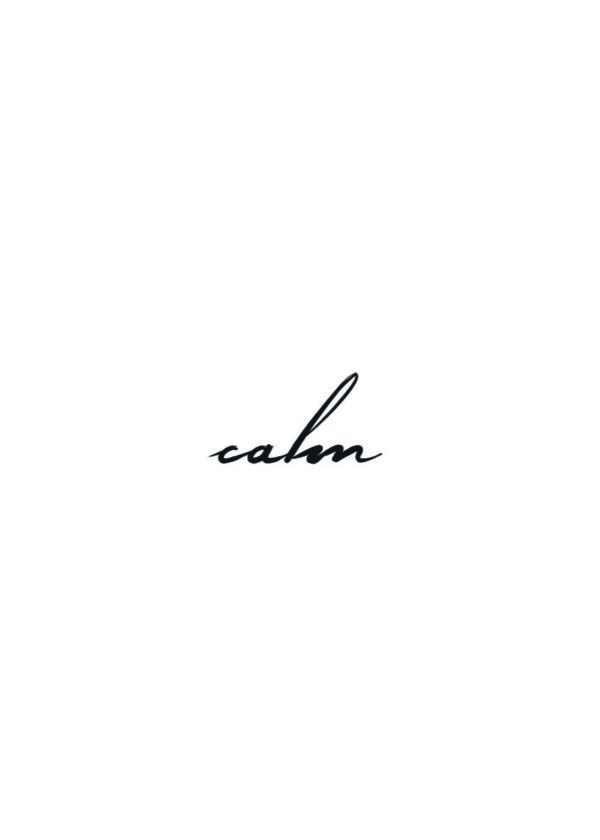 Tipografía minimalista en escritura cursiva