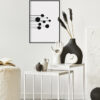 Arte minimalista en blanco y negro