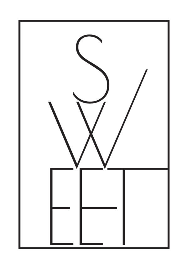 Arte tipográfico minimalista con texto dulce